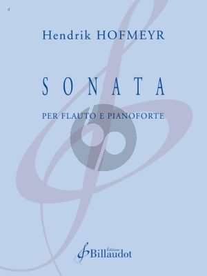 Hofmeyr Sonata for Flute and Piano