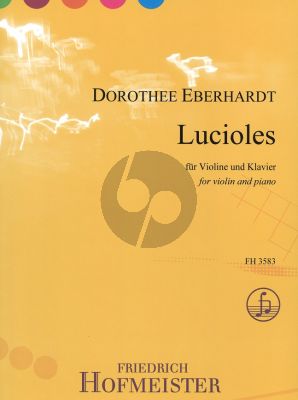 Eberhardt Lucioles for Violin and Piano