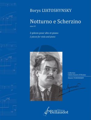 Lyatoshynsky Notturno e scherzino Op. 65 Viola and Piano