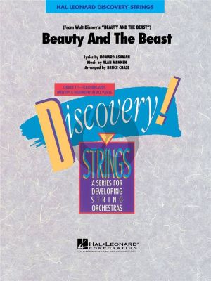 Menken Ashman Beauty and the Beast Discovery Strings Softcover String Orchestra Score and Parts (Arranged by Bruce Chase) (Level 2)