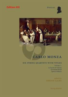 Monza Six String Quartets with Titles Vol. 1 No. 1 - 3 (Score/Parts) (edited by Simone Laghi)