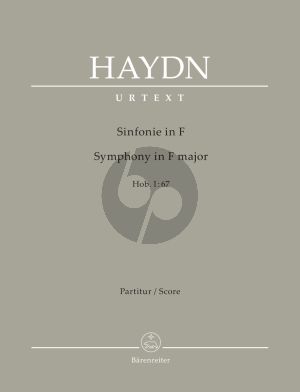 Haydn Symphony in F-major Hob. I:67 Full Score (edited by Wolfgang Stockmeier)