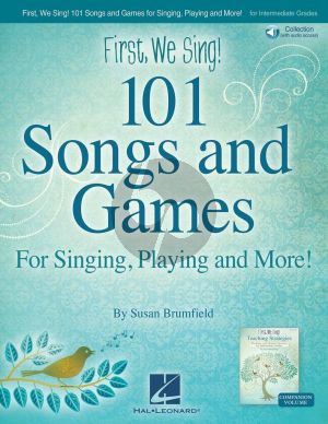 Brumfiled First We Sing! 101 Songs & Games Voice (Book with Audio online)