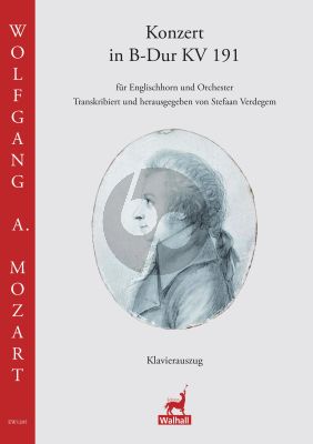 Mozart Konzert B-dur KV 191 Englischhorn und Orchester (Klavierauszug) (arr. Stefaan Verdegem)
