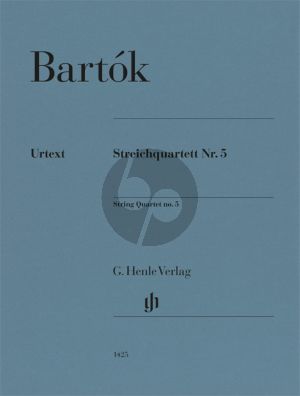 Bartok String Quartet No.5 / Streichquartett Nr.5 (Set of Parts / Stimmen)) (Editors: László Somfai and Zsombor Németh)