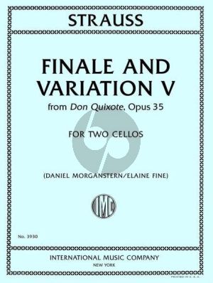 Strauss Finale and Variation V from Don Quixote Op 35 for 2 Cellos (Daniel Morganstern and Elaine Fine)