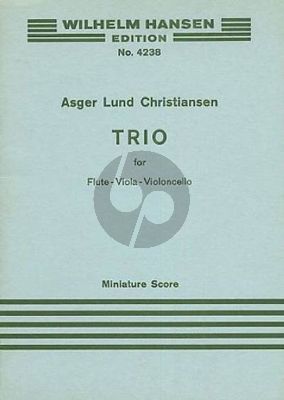 Christiansen Trio for Flute, Viola and Violoncello Set of Parts