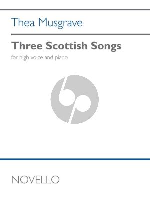 Musgrave Three Scottish Songs High Voice and Piano