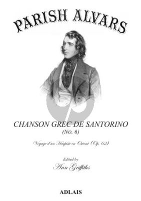 Parish Alvars Voyage d'un Harpiste en Orient Op. 62 No. 6 Chanson Grec de Santorino Harp (edited by Ann Griffiths)