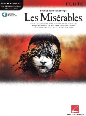 Les Miserables Play-Along Pack for Flute (Bk-Audio Access Code)