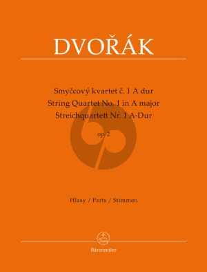 Dvorak Quartet No.1 Op.2 A-major String Quartet (Parts) (Jarmil Burghauser / Antonín Cubr)