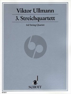 Ullmann Quartet No.3 Op.46 ( 1943 ) 2 Violins-Viola-Violoncello (Score/Parts)
