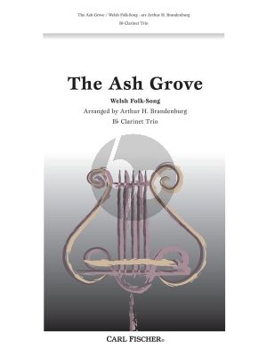 Brandenburg The Ash Grove for 3 Clarinets (Score/Parts)