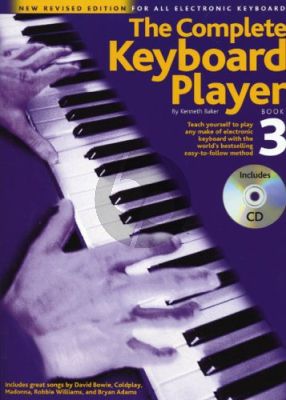 Baker The Complete Keyboard Player Vol. 3 Book with CD (new revised edition)