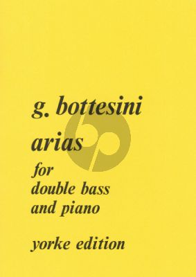 Bottesini Arias for Double Bass and Piano