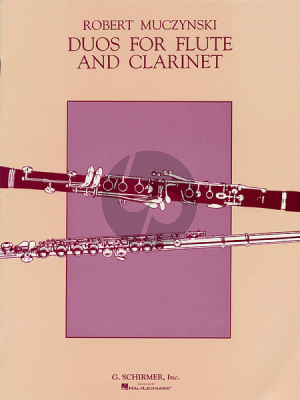 Muczynski Duos Op.34b Flute and Clarinet