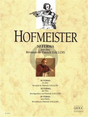 Hoffmeister 50 Ferma pour Flute (Patrick Gallois)
