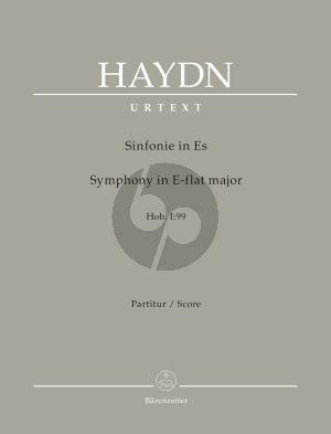 Haydn Symphonie No.99 (Londoner Symphony No.7) in Es-dur Hob.I:99 Partitur