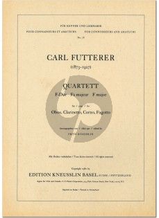Quartett F-dur (Oboe-Klar.-Horn-Fagott) (Stimmen)