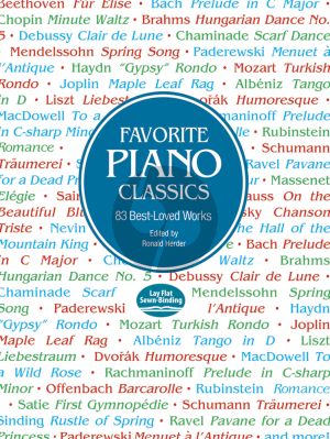 Favorite Piano Classics (edited by Ronald Herder)