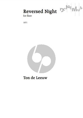 Leeuw Reversed Night Flute solo (1971)