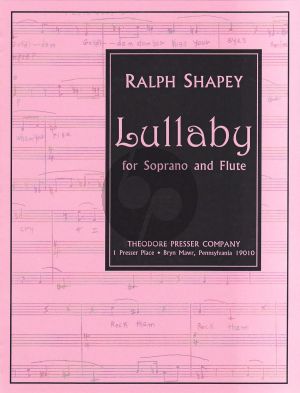 Shapey Lullaby for Soprano Voice and Flute