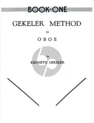 Gekeler Method for Oboe Vol. 1