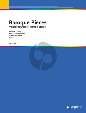 Baroque Pieces for String Quartet