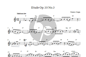 Etude Op 10 No 3