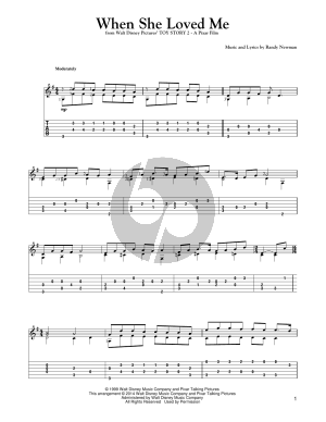 When She Loved Me (from Toy Story 2) (arr. Mark Phillips)