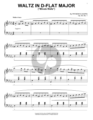 Waltz In D-flat Major "Minute Waltz", Op. 64, No. 1