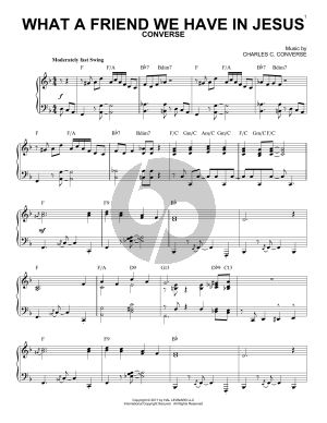 What A Friend We Have In Jesus [Jazz version] (arr. Brent Edstrom)