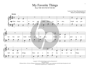 My Favorite Things (from The Sound of Music) (arr. Christopher Hussey)