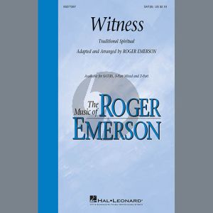 Witness (Arr. Roger Emerson)