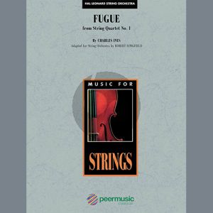 Fugue from String Quartet No. 1 - Conductor Score (Full Score)