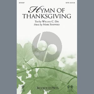 Hymn Of Thanksgiving - F Horn