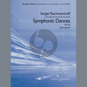 Symphonic Dances, Op.45 - Bb Trumpet Parts - Digital Only - Bb Trumpet 3 (sub. C Tpt. 3)