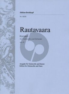 Rautavaara Konzert No.1 Op.41 Violoncello-Orchester Klavierauszug