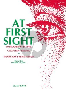 At First Sight Vol. 1 for Cello (80 Progressive Studies for Cello Sight-Reading) (Pre Grade 1 - Grade 3)