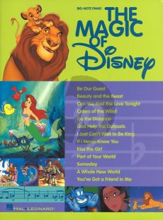 Disney The Magic of Disney (BIG-NOTE Piano)