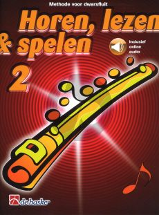 Kastelein Broers Horen, Lezen & Spelen Vol.2 Methode Dwarsfluit Boek met Audio Online