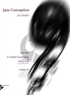 Snidero Jazz Conception Drums (21 Etudes for Jazz Phrasing, Interpretation, Improvisation) (Bk/Cd)