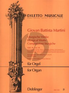 Martini Liturgische Werke Vol. 3 Orgel (Jolando Scarpa)