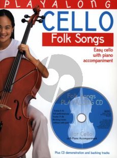 Cello Folk Songs Playalong Cello and Piano (Bk-Cd) (arr. David Gedge)