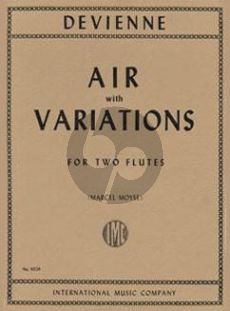 Devienne Air with Variations for 2 Flutes (Marcel Moyse)
