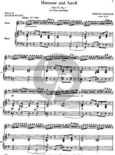 Kohler Hammer and Anvil Op.82 No.5 Flute-Piano