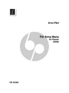 Part Fur Anna Maria (2006) Piano (Grade 2)