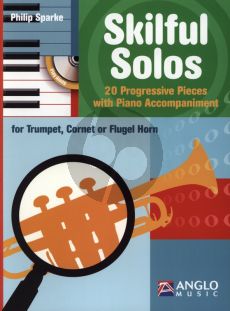 Sparke Skilful Solos for Trumpet [Cornet] and Piano (Bk-Cd) (interm.)