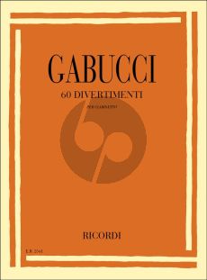 Gabucci 60 Divertimenti for Clarinet