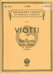 6 Duets Op.20 2 Violins